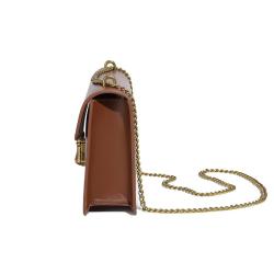 2024 Custom Vegan Leather Crossbody Bag For Women Luxury With Fashion Button Chain