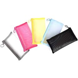 Make Up Clear Travel Zipper Stationeries Electronics Storage Bag Transparent Waterproof Makeup Cosmetic Bag