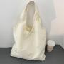 Custom Large Fashion Cotton Shoulder Bag Canvas Tote Bag Canvas Handbag