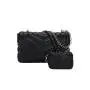 Vegan leather handbag clutch handbag leather custom handbag