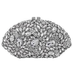 Handmade 2024 Luxury Crystal Clutch Women Rhinestone Evening Bag For Party And Wedding
