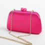 Wholesale metal chain shoulder bag women satin clutch bag ladies evening bags handbags