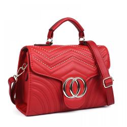 2024 new summer simple design ladies leather shoulder bag popular fashion engraved stripes crossbody bag