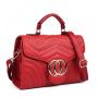 2024 new summer simple design ladies leather shoulder bag popular fashion engraved stripes crossbody bag