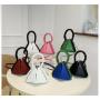 2023 Women'S New Fashion Thread PU Bag Fried Dough Twists Woven Portable Bucket Bag bolsos-para-mujeres-
