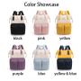 ZWY009 New Portable Nappy Mommy Baby Diaper Bag Waterproof Mummy Baby Travel Backpack Oxford Outdoor Shoulder Bag