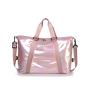 Fashion Shiny Laser Holographic Large Capacity Travel Overnight Bag Storage Dry Wet Separation Fitness Gym Bag