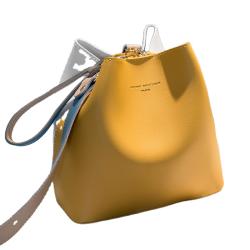 Fashion Color Promotional Price Tote Bag Ladies Portable Bucket Bag shoulder bag