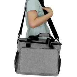 Large Capacity Cooler Bag With Durable Polyester Outdoor Activity Keep Food Cold Shoulder Bag