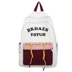 KBW486 The Collision Color Oxford Cloth Backpack 2023 New Fashion College Students Shoulder Bag Travel Schoolbag