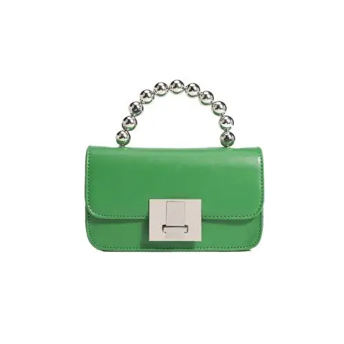 2024 Custom Vegan Leather Purses And Handbags Metal Ball Handle Handbag For Women Luxury
