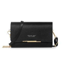 2024 phone bag for Women Large Capacity Fashion Simple Shoulder Bag Double Zipper Single Mobile Phone Sling Bag Lady Style