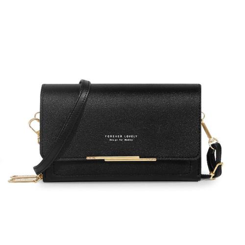 2024 phone bag for Women Large Capacity Fashion Simple Shoulder Bag Double Zipper Single Mobile Phone Sling Bag Lady Style