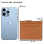 Slim Purse Vintage Credit Card Holder Zipper Pocket RFID Wallet Genuine Leather Id Credit Card Case Holder PU Wallets