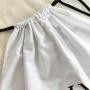 Custom Logo Printed White Cotton Flannel Drawstring Handbag Dust Cover Bag Handbag Gift Bag