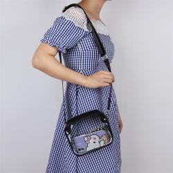 Keymay Popular RTS 11 Colors Football Season Game Day Clear Bag Stadium Approved Crossbody Bag Clear Transparent Shoulder Bag
