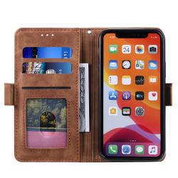 Factory wholesale leather cell phone wallet case leather mobile flip phone case cover