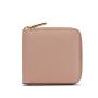 Custom Logo Genuine Leather Zipper Wallet Rfid Ladies Clutch Wallet With Coins Pocket