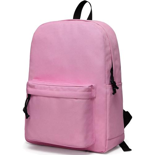Pink Student School Bag Bookbag Backpack for College Students Teens Kids Men Women