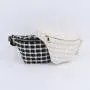 Keymay Stock New Design Chest Bag Plaid Tweed Belt Bag Running Waist Bag For Women Fanny Pack Crossbody