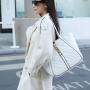 super product 2024 ladysky super fiber leather ladies bag fashion ladies shoulder bag quality women's tote bag factory 35 cm