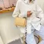 Fashion Luxury Chains Sewing Thread Crossbody Hand Bags For Women PU Ladies Purses Girl Diamond Lattice Button Square Handbags