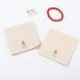 Custom Logo Printed Cotton Envelope Dust Gift Jewelry Bag Small Luxury Bracelet Necklace Jewelry Envelope Pouch