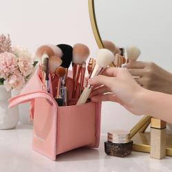 Waterproof Visual Cosmetics Storage Bag Multifunctional Large Capacity Portable Cosmetic Bag
