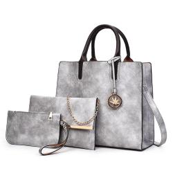 CCF588 New Fashion Simple Handbag Set Large Capacity Portable Handbag One shoulder Messenger bag High Quality Ladies Handbag Set