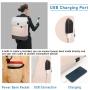 LOVEVOOK RPET Custom Women Men Backpack Teenager School Laptop Rucksack 15.6 Inch Anti-Theft Travel Bag Outdoor Travel Backpacks