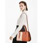ZR715 Woman Bag Handbag Retro Lattice PU Fashion Female Zipper Portable Big Shoulder Bag Girl Versatile Tote Bag Shopping Party