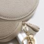 2024 Custom Jacquard Genuine Leather Mini Coin Purse For Women Round Pouch Bag
