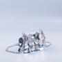 Custom bling New Design High-End Metal Tassel Bag Shiny Sequins Evening Bag Rhinestone Ring Handle Handbag For Women