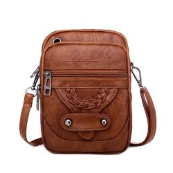 KBW624 Women Crossbody New Texture Shoulder Bag Ladies Phone Bag Soft Leather Fashion Retro Small Bag