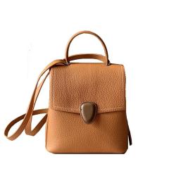2024 OEM ODM Women's Backpacks Factory Grain Leather Design Backpack Bag Ladies Luxury Hand Bags Custom Fashionable Purses China