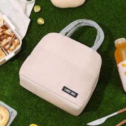 ZR273 Solid Twill Bento Bag Portable Heat Preservation Bag Student Lunch Box Heat Preservation Bag Picnic