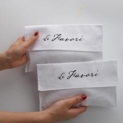 Brushed Cotton Twill Envelope Pouch Envelop Dust Bag