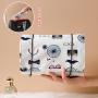 wholesale portable organize women girl canvas organizer 4 in 1 foldable detachable toiletry travel makeup bags cosmetic bag