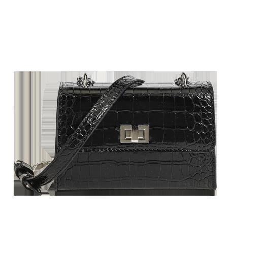 wholesale women handbags 2024 luxury design for ladies and girls Fashion Croco Leather Handbag With chain Shoulder Strap