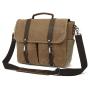 Top Grain leather Wholesale custom logo men fashion lightweight waterproof trendy crossbody bag shoulder canvas messenger bag