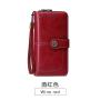 RFID Protection Women's Long Wallet Female Purses Card Holder Wallets vintage Leather Clutch Money Bag Simple Girls Wallet carteras para mujer