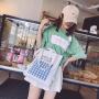 Wholesale 2024 New Simple Plaid Backpack Women Canvas Messenger One Shoulder Tote Bag