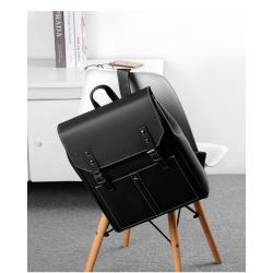 KBW034 New Men's Backpack PU Leather Computer Backpack Large Capacity Travel Backpack Business Commuting Bag