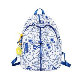 Full whole printing cheap custom logo design leisure lightweight girls school bag backpack