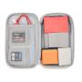 ZF367 Customised Logo Digital Accessories Storage Bag Fashion Clutch Bag Portable Double Mobile Power Pack Waterproof Oxford