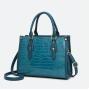 2024 Custom Crocodile Vegan Leather Tote Bag Handbag For Ladies Fashion Purse