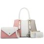 2024 New Multi piece Set Mother Bag Fashion Contrast Color Single Shoulder Handbag