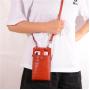 OEM ODM Custom Hot Sales Trendy Genuine Crocodile Embossed Cow Leather Mobile Phone Pouch Women Crossbody Cell Phone Bags