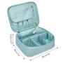 Travel Makeup Cosmetic Case Storage Bag Cosmetic Bag Portable Artist Storage Bag with Adjustable Dividers for Cosmetics Makeup
