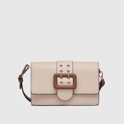 Wholesale Custom High Quality PU Leather Fashion Square Messenger Handbags Luxury Vintage Women's  Crossbody Bags